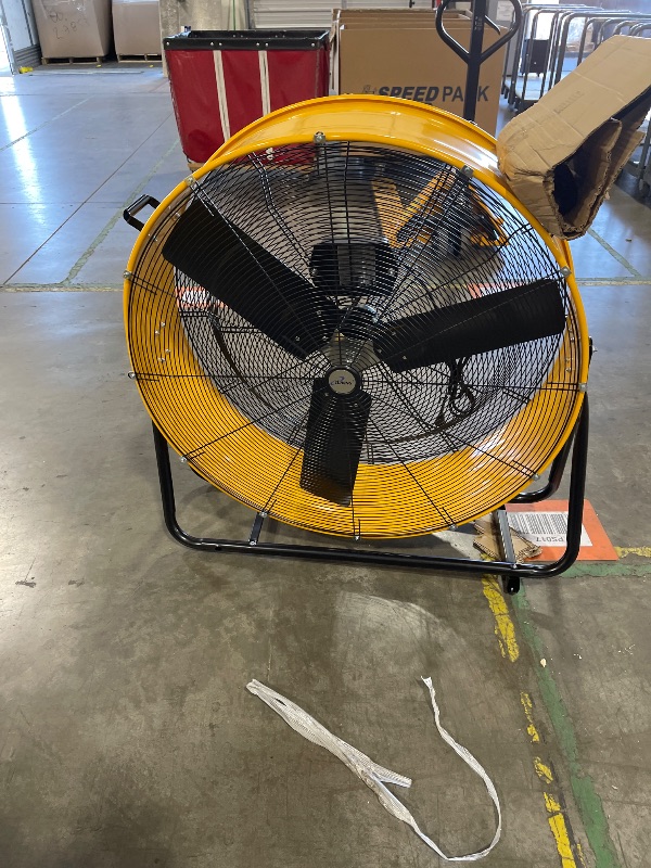 Photo 2 of iLiving 36 Inches 16000 CFM Heavy Duty High Velocity Barrel Floor Drum Fan with DC Brushless Motor, Stepless Speed Adjustment for Workshop, Garage, Commercial or Industrial, UL Safety Listed