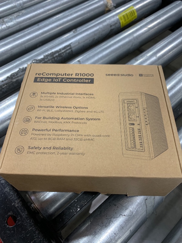 Photo 1 of Raspberry Pi Gateway-reComputer R1000, Raspberry Pi IoT Controller, Edge IoT Controller, CM4-Powered, AI Capable, 4GB RAM, 32GB eMMC