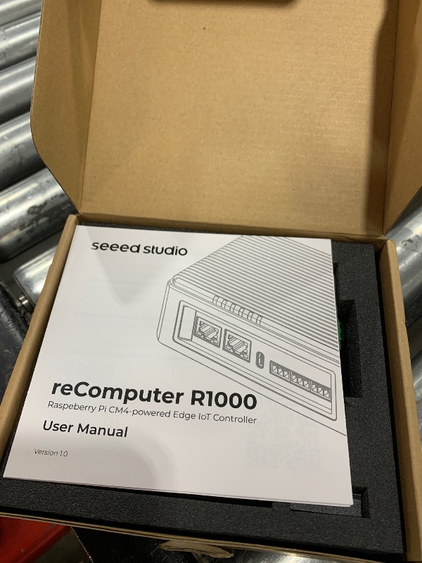 Photo 1 of Raspberry Pi Gateway-reComputer R1000, Raspberry Pi IoT Controller, Edge IoT Controller, CM4-Powered, AI Capable, 4GB RAM, 32GB eMMC