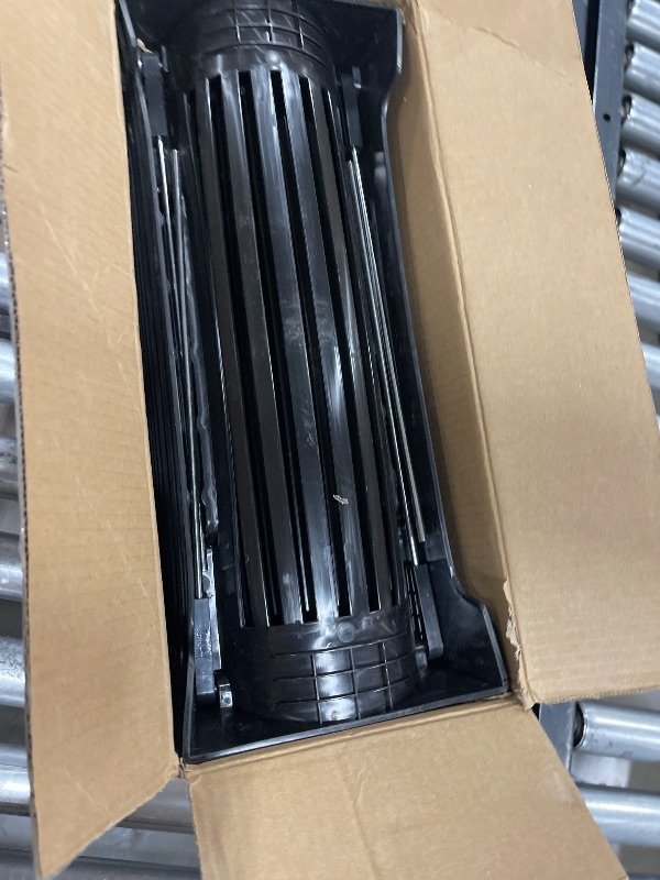 View 2 of RV Sewer Hose Support,Sewer Hose Drain Support Kit,9 different heights Works Over Uneven Terrain For Increased Drainage,Adapts to a 10ft,15ft or 20ft Sewer Hose Kit,Black-20Ft