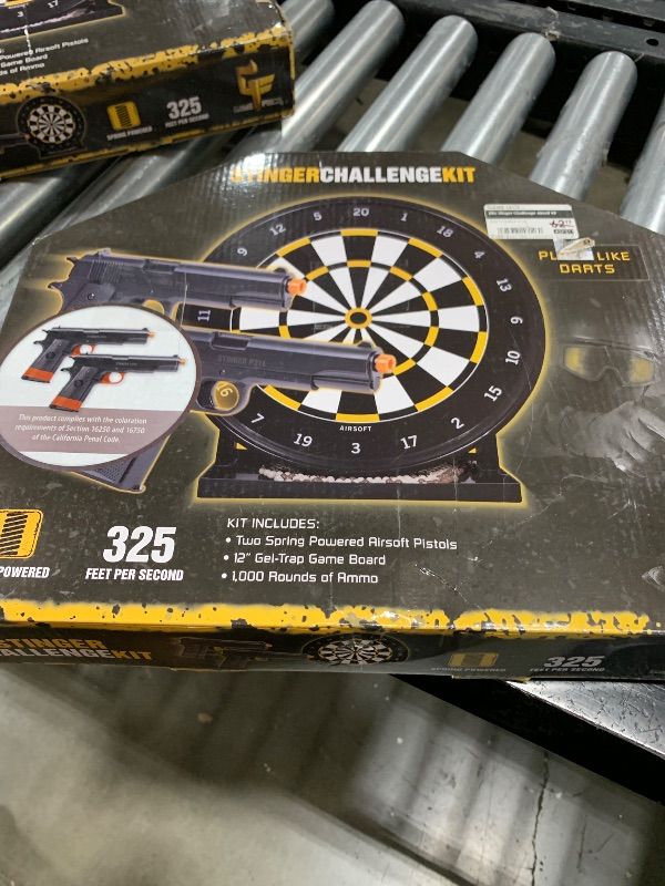 Photo 1 of Game Face ASP311BDK-CA Stinger Spring-Powered Airsoft Pistol Kit - California Compliant