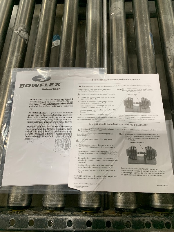 Photo 3 of Bowflex SelectTech 552 Adjustable Dumbbells BowFlex ST 552 Dumbbell (pair)