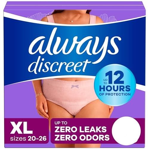 Photo 1 of Always Discreet Adult Incontinence Underwear for Women and Postpartum Underwear, XL, 32ct