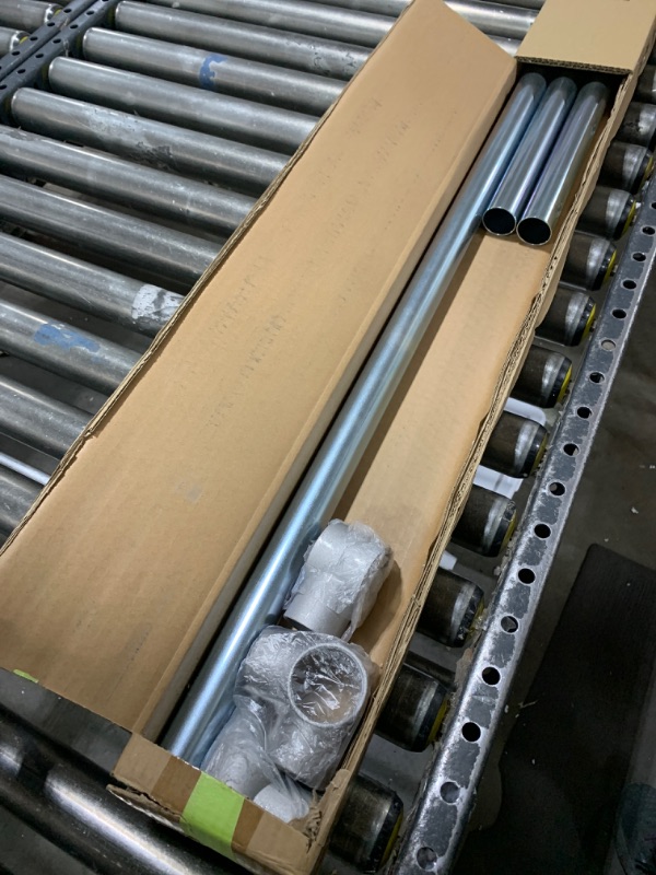 Photo 1 of DuraSteel Open Base Work Table Bracing - 24 x 48 Inch Table Stabilizing Leg Cross Braces