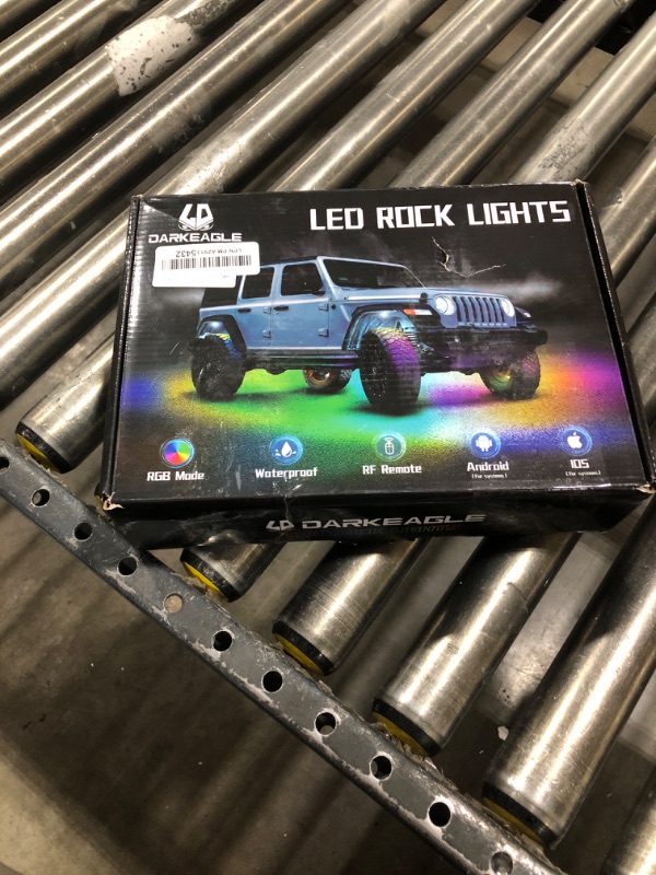 Photo 3 of 12Pods Segmented RGB LED Rock Lights with APP/RF Remote Control, Underglow Lights Multi Zone Neon Exterior Lights Multicolor 12v Waterproof for Truck Accessories Jeep UTV SUV ATV Golf Cart Offroad SXS