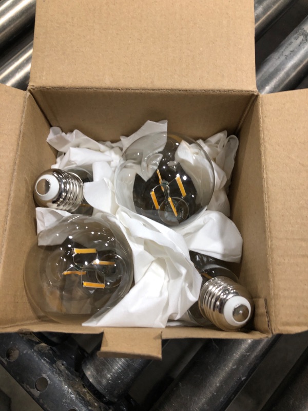 Photo 1 of Vintage LED Dimmable Edison Light Bulbs 100W Incandescent Equivalent, 8W 1200Lumens, E26 Base LED Filament Bulb, 2700K Warm White, ST64/ST21 Antique Clear Glass for Home, Reading, Bathroom, 4-Pack
