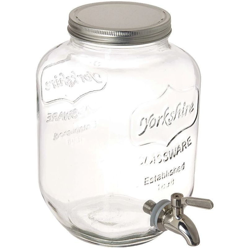 Photo 1 of 2 Gallon Glass Beverage Dispenser - Yorkshire, 2 pack