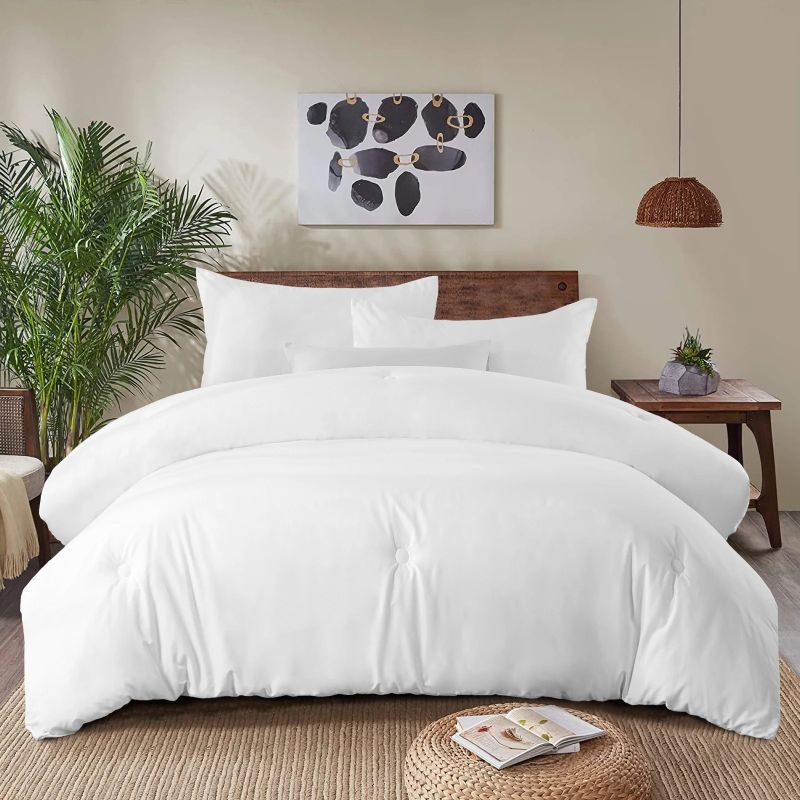 Photo 1 of  White KING Comforter