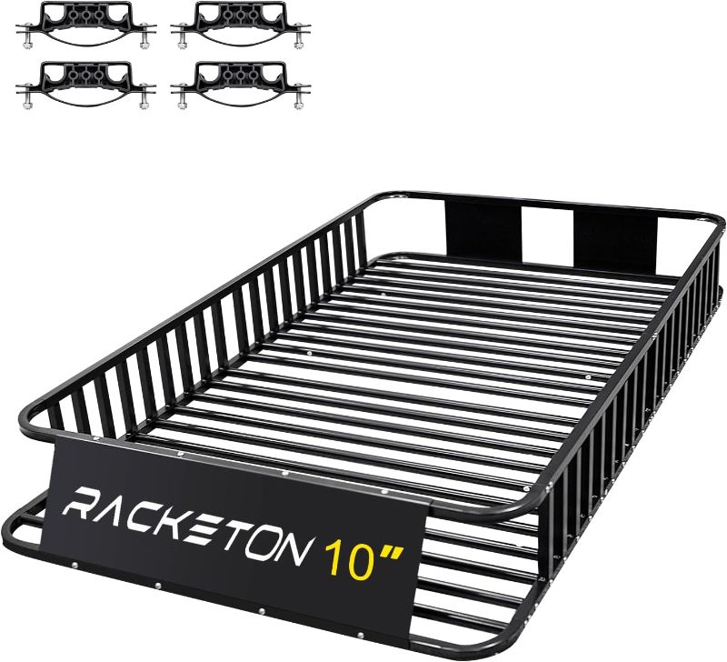 Photo 1 of 84” x 50” x 10” Large SUV and Commercial Van Roof Rack Cargo Basket
