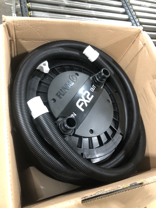 Photo 2 of Fluval FX2 High Performance Canister Aquarium Filter - Multi-Stage Filtration, Built-in Powered Water Change System, and Basket-in-Basket Tray Design