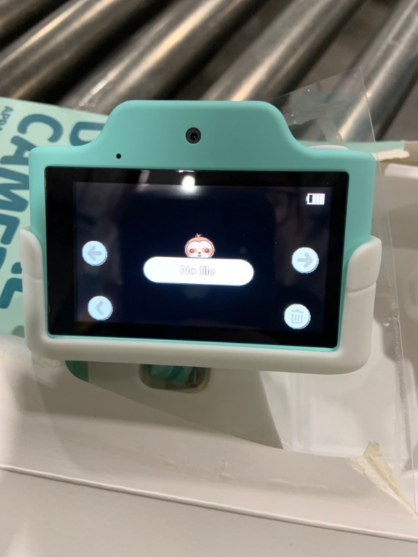Photo 1 of Kidamento Kids Digital Camera & Video Camcorder with Touchscreen, Soft Silicone Casing, Detachable Lens Cap, 32GB Memory Card - Model K Zippy The Sloth