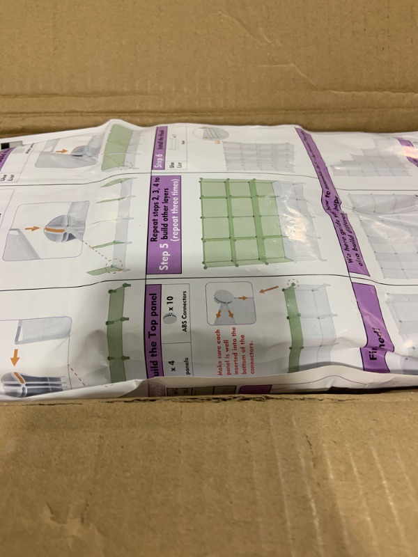 Photo 1 of HOMIDEC Book Shelf 16 Cubes Bookcase Bookshelf Cube Storage Organizer Portable Display Bookshelf Kids Bookshelf Book Case for Study Room,Bedroom,Office,Living Room,Closet (47.2x11.8x47.2 inch)