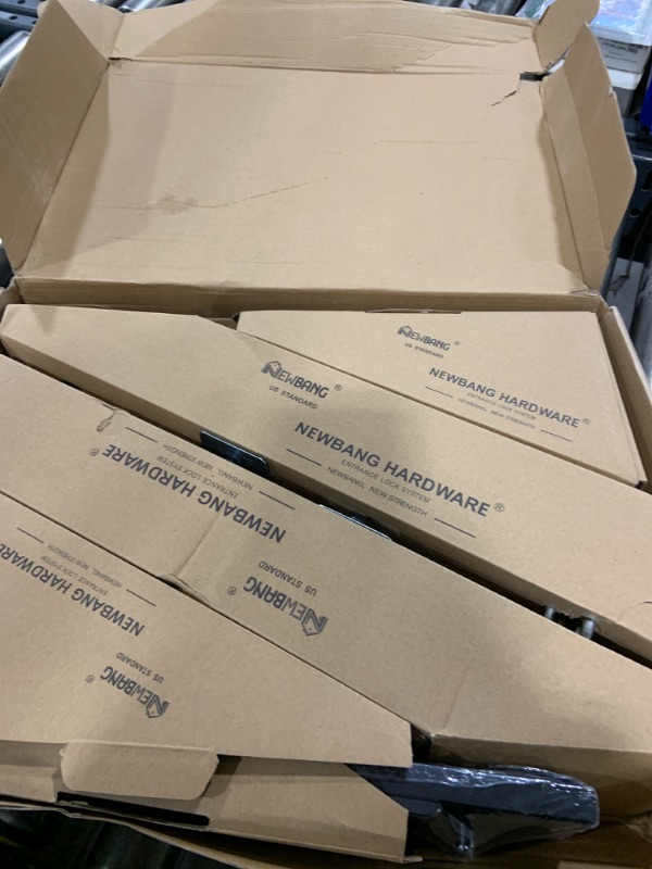 Photo 1 of NEWBANG Smart Electronic Door Lockset with Keypad for Double Door,Keyless Electronic Front Door Handleset(Keyed & Dummy Set) …