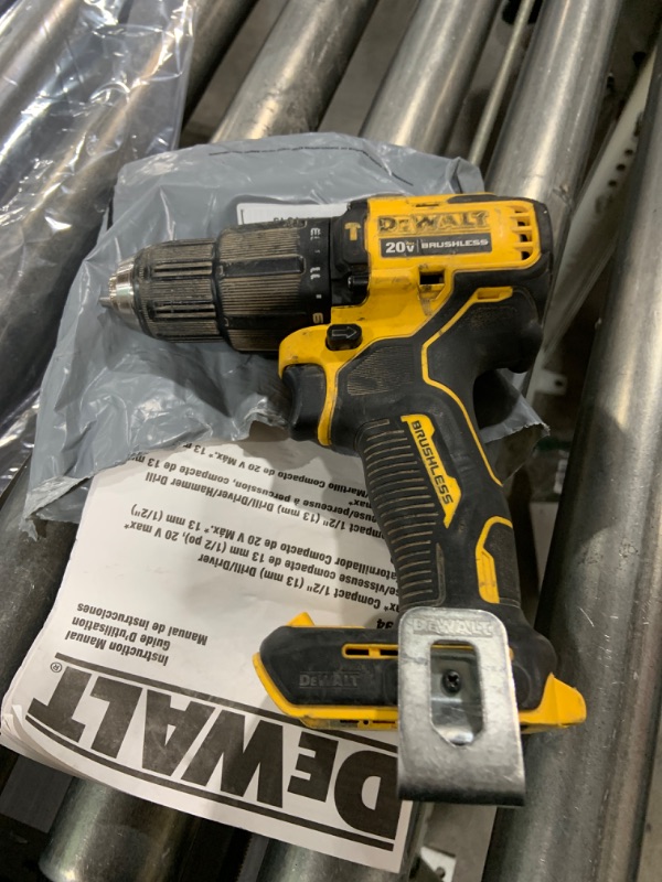 Photo 2 of DEWALT DCD799B 20V MAX* ATOMIC COMPACT SERIES Brushless Lithium-Ion 1/2 in. Cordless Hammer Drill (Tool Only)