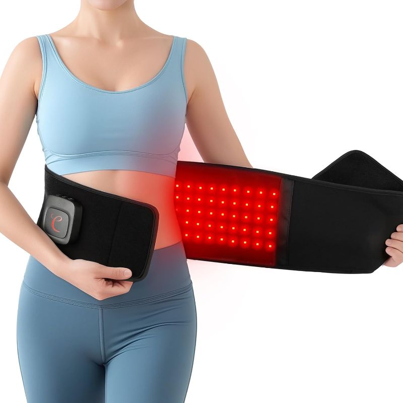 Photo 1 of 
Comfytemp Cordless Red Light Therapy Belt for Body, Portable Rechargeable Near Infrared Light Therapy Wrap, 19W Wireless Large Light