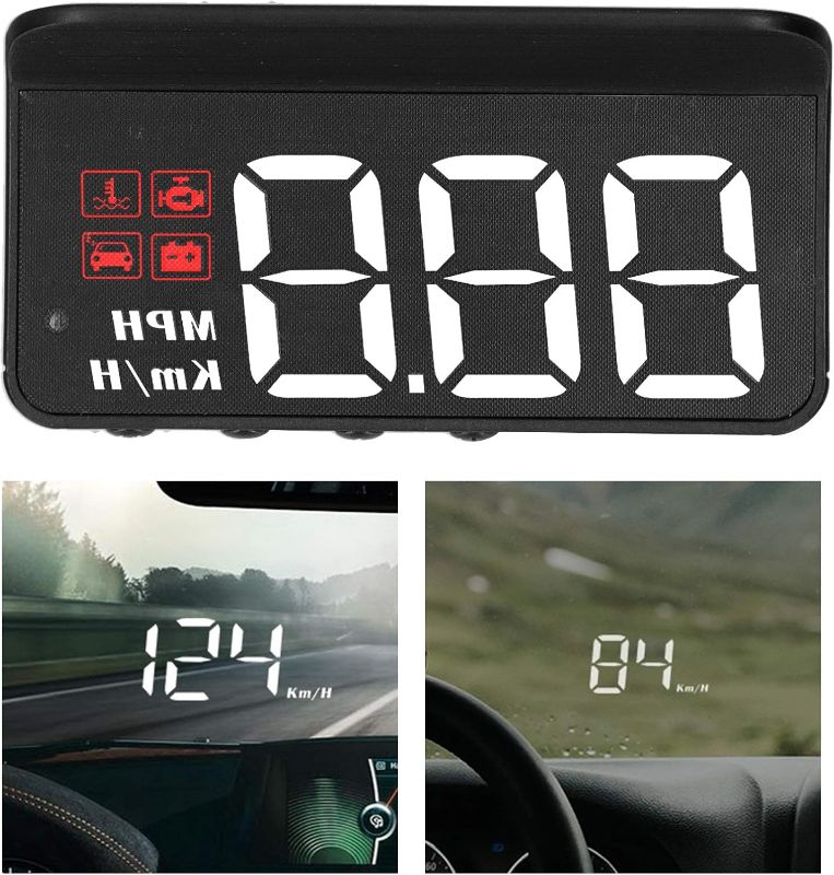 Photo 1 of 
Obdii Hud , Car Speedometer, Obd2 Hud Windshield Projector Multifunction Gauge Alarm Fatigue Driving Reminder