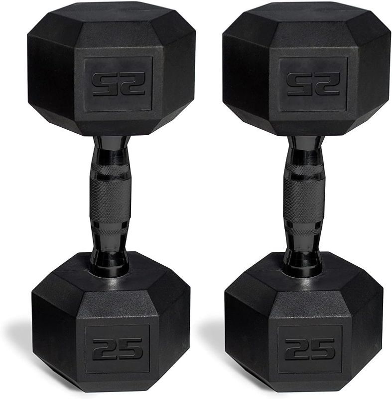 Photo 1 of  Barbell Coated Dumbbell Set | 50lbs