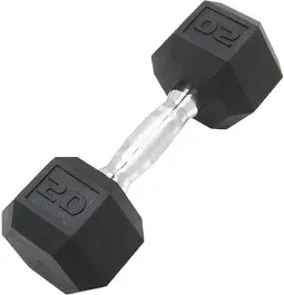 Photo 2 of  Barbell Coated Dumbbell Set | 5lb x2 and 20lb x2