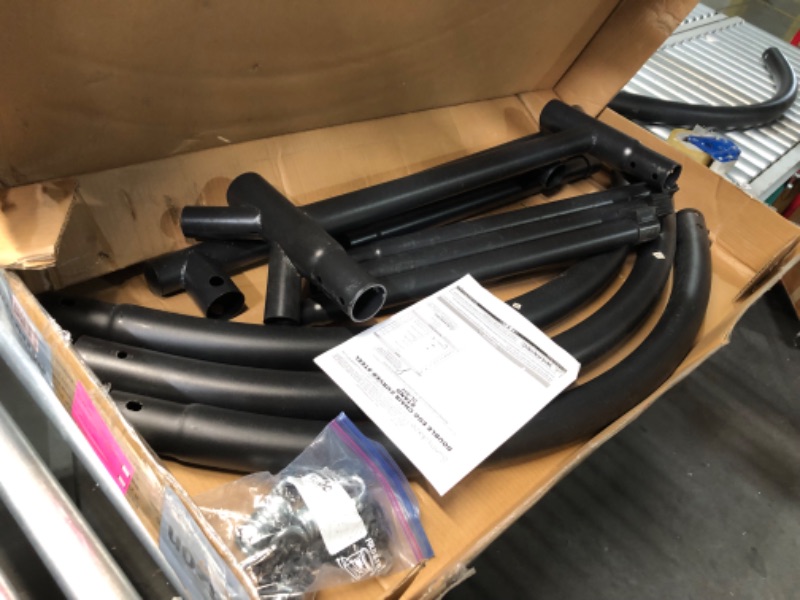 Photo 1 of ***HEAVILY USED AND DIRTY - LIKELY MISSING PARTS - SEE PICTURES***
Sunnydaze Outdoor Egg Chair Stand - Steel Stand for 2-Person Outdoor Egg Chairs - Black