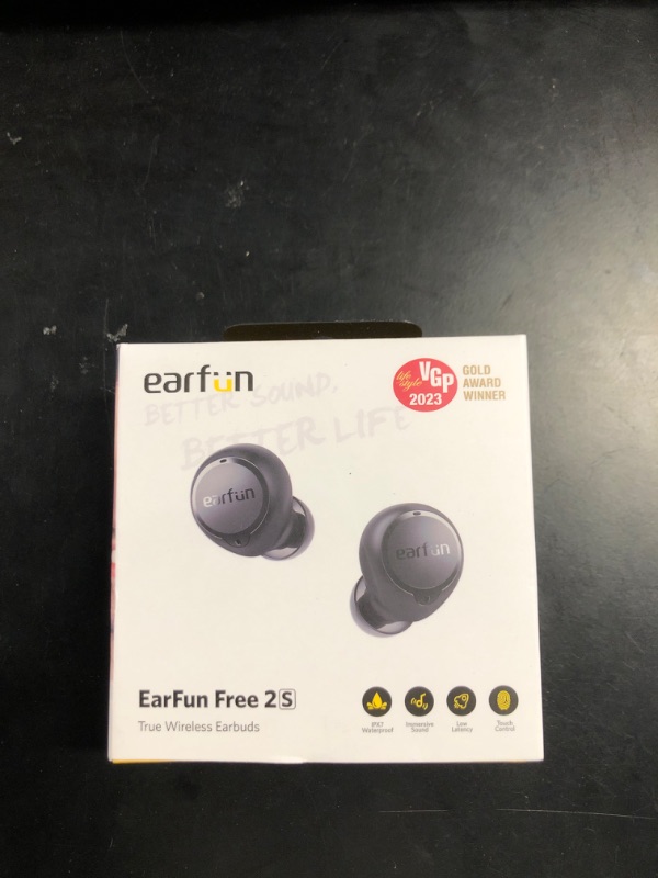 Photo 3 of (READ FULL POST) EarFun Free 2S Wireless Earbuds, [Upgraded Version] Bluetooth Earbuds with Deep Bass, 4 Mics for Clear Call, Customizable EQ App, IPX7 Waterproof in-Ear Headphones, 30H Playtime, Wireless Charging New Version