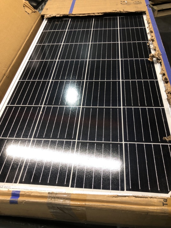 Photo 2 of ***SEE NOTES BEFORE BIDDING***
ECO-WORTHY 400W Solar Panels 4pcs 100 Watt 12 Volt Monocrystalline Solar Panel Module for Off Grid PV Power for Home, Camping, Boat, Shed Farm, RV