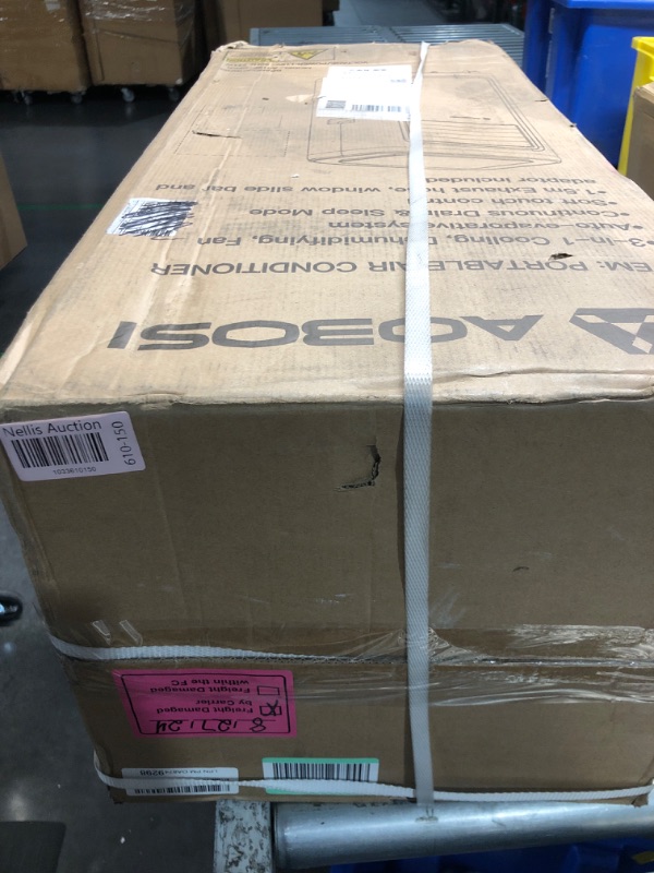 Photo 2 of ***FACTORY SEALED, ITEM OPENED FOR INSPECTION ONLY***
AAOBOSI Portable Air Conditioner, 8000 BTU Portable AC Units for Room up to 182 Sq.Ft, 4-in-1 AC Cooler with WiFi Control/LED Display/24Hrs Timer, Installation Kit for Home, Office, Dorm