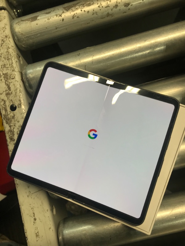 Photo 3 of **(SEE NOTES) ** Google Pixel Fold - Unlocked Android 5G Smartphone with Telephoto Lens and Ultrawide Lens - Foldable Display - 24-Hour Battery - Obsidian - 256 GB