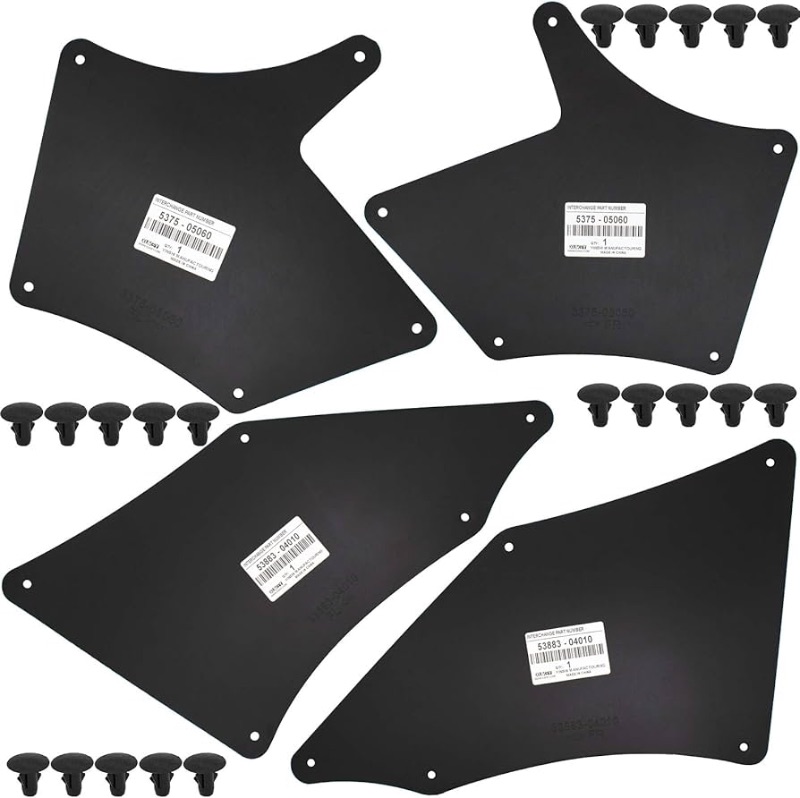 Photo 1 of ***SEE NOTES BEFORE BIDDING***
Splash Gurards for Toyota Tacoma N220/N240/N250/N260/N270/N300 2005-2020 Mud Flaps Guards Mudflaps Mudguards OE# 5375-05060 537505060 53883-04010 5388304010 W/Clips 9046710186