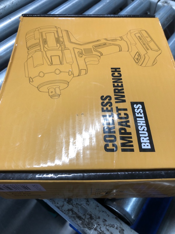 Photo 3 of ***SEE NOTES BEFORE BIDDING***
Cordless Impact Wrench 1/2 inch for DeWalt 20v Battery, Impact Wrench 900Ft-lbs(1200N.m) High Torque Brushless Electric Impact Gun, Power Impact Driver with 4-Mode Speed, LED Work Light(no battery)