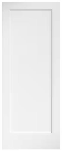 Photo 1 of ***STOCK PHOTO REFERENCE ONLY***
30 in. x 80 in. x 1-3/8 in. Shaker White Primed 1-Panel Solid Core Wood Interior Slab Door