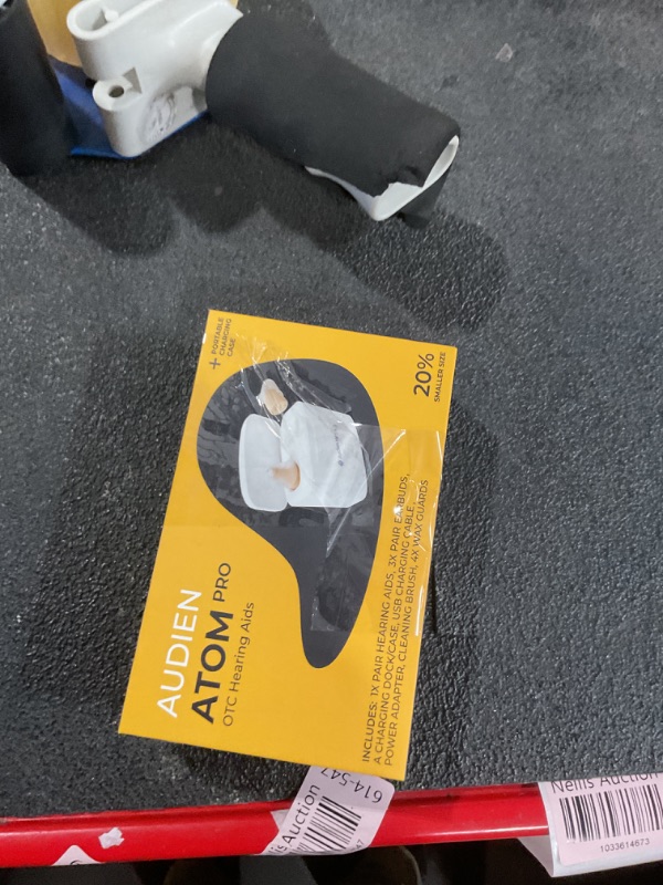 Photo 2 of (PARTS ONLY NON REFUNDABLE) Audien ATOM PRO Wireless Rechargeable Hearing Amplifier to Aid and Assist Hearing, Premium Comfort Design and Nearly Invisible