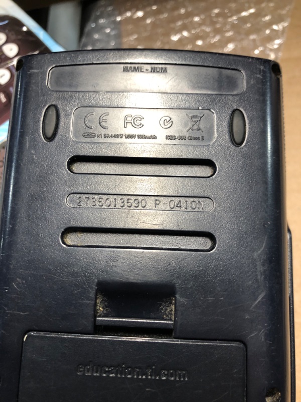 Photo 4 of ***MINOR DAMAGE TO SCREEN/ MISSING CHARGER***
Texas Instruments TI-84 PLUS Graphing Calculator, Black (TI84PLUS)