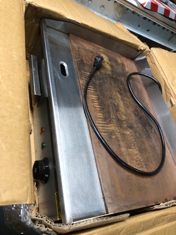Photo 1 of ***NON-REFUNDABLE***
TBVECHI Teppanyaki, Electric Griddle Cooktop Countertop Commercial Flat Top Grill Griddles BBQ Plate Grill Thermostatic Control