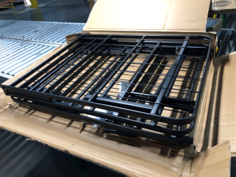 Photo 4 of ***MISSING HARDWARE - DAMAGED - BENT - SEE PICTURES***
ZINUS SmartBase Tool-Free Assembly Mattress Foundation, 14 Inch Metal Platform Bed Frame, No Box Spring Needed, Sturdy Steel Frame, Underbed Storage, Queen Black Queen Tool-free Assembly