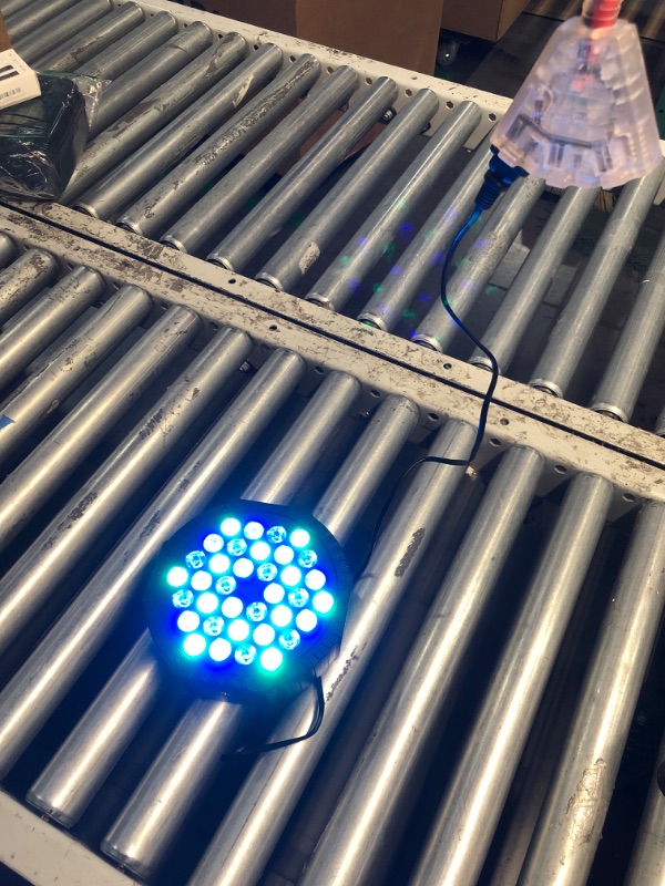 Photo 1 of (READ FULL POST) Stage Lights 36 DJ LED Par Light RGB Party Lights Uplights with Sound Activated Remote DMX Control for Disco Dance Wedding Club Christmas Birthday Music Party Stage Lighting