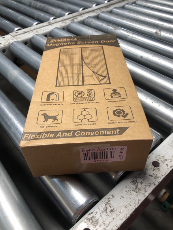 Photo 1 of *USED MISSING PARTS*Mesh Screen with Magnetic Closure-Keeps Bugs Out Let Breeze in, Heavy Duty - Pet and Kid Friendly, Works with Front, Sliding Doors (38 x 82 Inch)