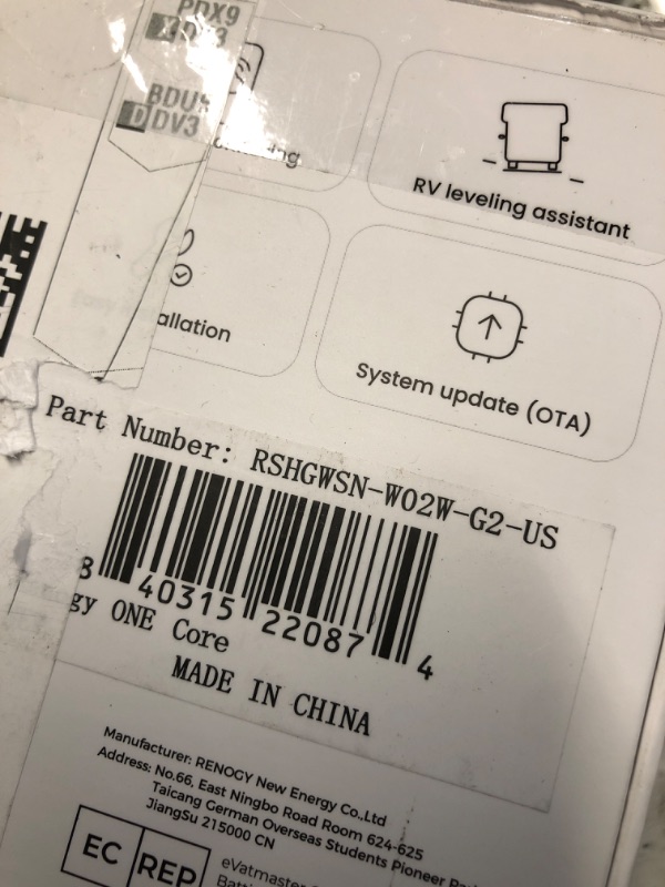 Photo 1 of Renogy ONE Core: All-in-one Off-Grid Energy Monitoring Panel with RV Leveling System, Battery Monitoring for Van, Cabin, Boat and Tiny Homes, Works with Renogy Energy Devices, Wi-Fi Version,Black