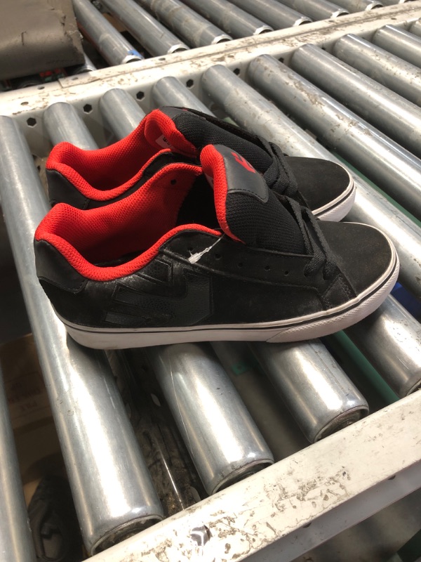 Photo 3 of  Skate Shoes 2 PAIR 
KIDS SIZE 5 RED AND BLACK
MENS SIZE 7 ALL BLACK
