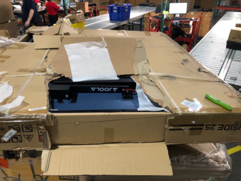 Photo 1 of ** TRUCK OR TRAILER PICKUP ONLY**BOX HAS LARGE CRATER ON TOP**JOOLA Professional Table Tennis Table with Quick Clamp Ping Pong Net and Post Set - 10 Minute Easy Assembly - Foldable Ping Pong Table with Single Player Playback Mode