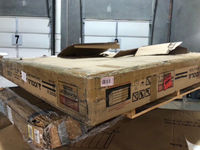 Photo 7 of ** TRUCK OR TRAILER PICKUP ONLY**BOX HAS LARGE CRATER ON TOP**JOOLA Professional Table Tennis Table with Quick Clamp Ping Pong Net and Post Set - 10 Minute Easy Assembly - Foldable Ping Pong Table with Single Player Playback Mode