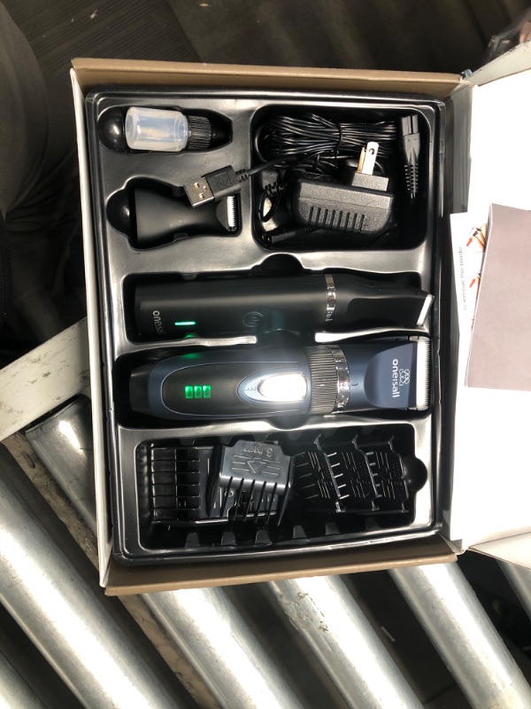 Photo 2 of ** USED, BOTH TURN ON SEE PIC**oneisall Cat Clippers and Paw Trimmer 3 in 1,Cat Grooming Kit,Cat Clippers for Matted Hair,Cordless Cat Shaver for Matted Long Hair,2 Speed Cat Hair Trimmer,Pet Clippers for Cats and Small Dogs