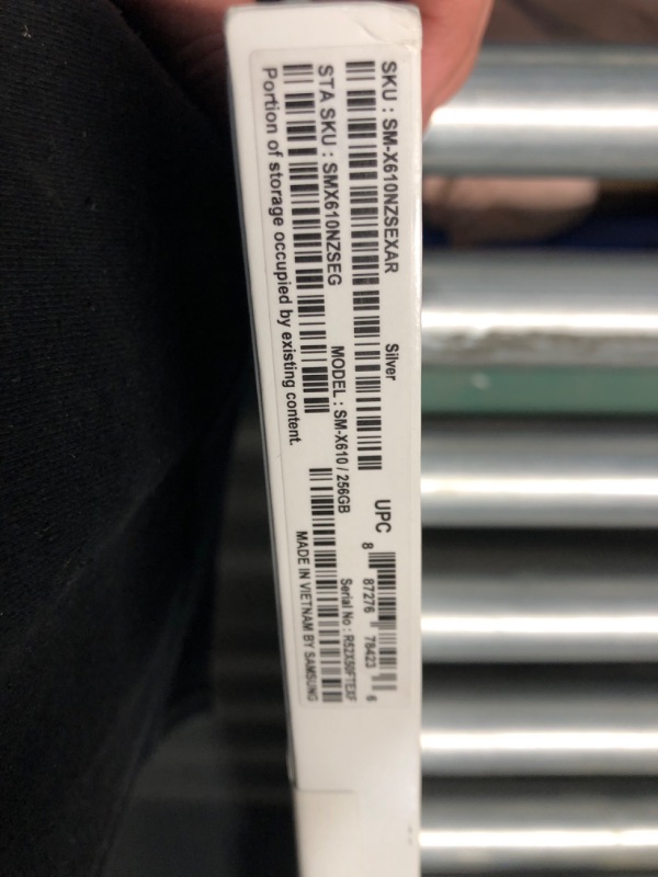 Photo 3 of ***FACTORY SEALED*OPENED BOX TO TURN ON AND TEST*SEE PICS*Samsung Galaxy Tab S9 FE+ Plus 12.4” 256GB Android Tablet, Long Battery Life, Powerful Processor, S Pen, 8MP Camera, Lightweight Durable Design, Expandable Storage, US Version, 2023, Silver