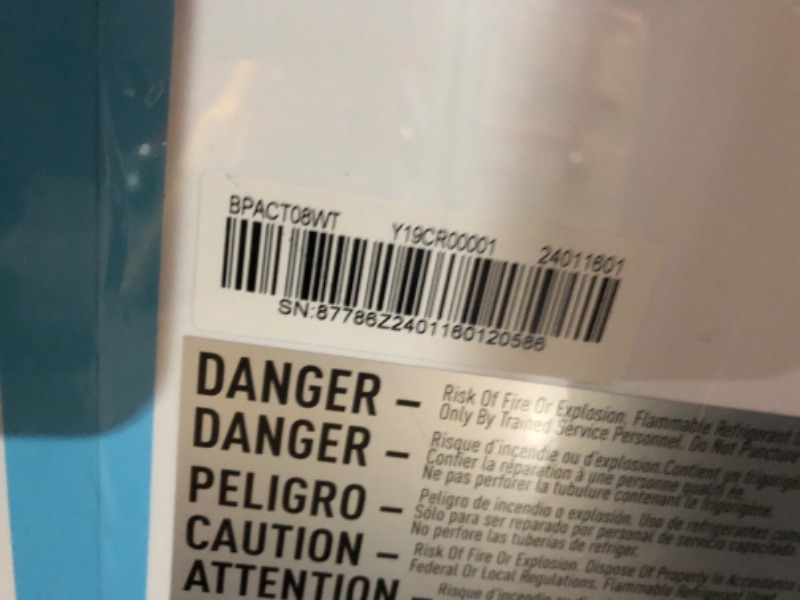 Photo 4 of ***DAMAGED - MISSING PARTS - UNTESTED - SEE COMMENTS***
BLACK+DECKER 8,000 BTU Portable Air Conditioner up to 350 Sq.Ft.with Remote Control, White White - 8,000 BTU 1 Count (Pack of 1)