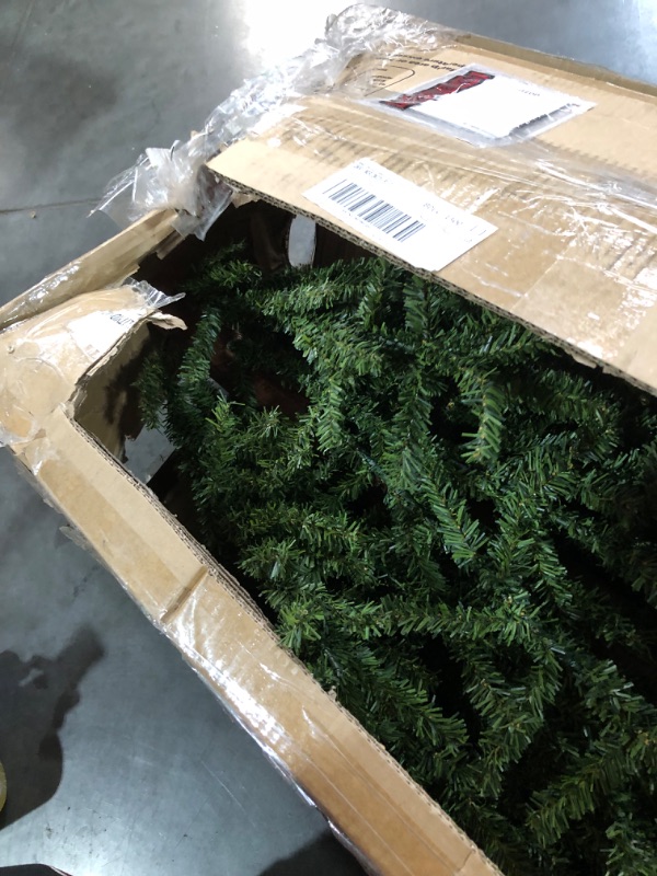 Photo 6 of ***USED - INCOMPLETE - MISSING PARTS - UNABLE TO VERIFY FUNCTIONALITY***
Vickerman 9' Natural Alpine Artificial Christmas Tree, Unlit - Faux Christmas Tree - Seasonal Indoor Home Decor - Metal Tree Stand Included - 1545 PVC Tips
