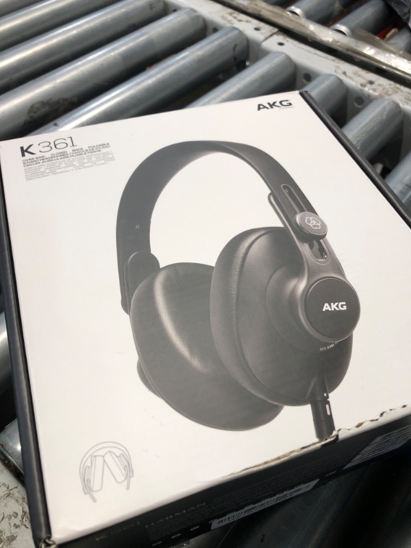 Photo 2 of ***(MAJOR DAMAGE/ SEE NOTES) ***
AKG Pro Audio K361 Over-Ear, Closed-Back, Foldable Studio Headphones Black