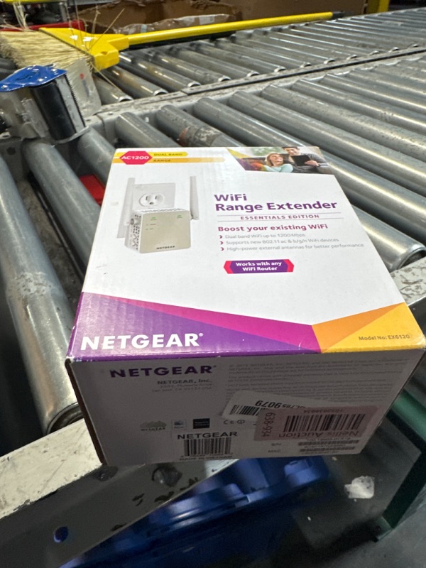 Photo 1 of NETGEAR Wi-Fi Range Extender EX6120 - Coverage Up to 1500 Sq Ft and 25 Devices with AC1200 Dual Band Wireless Signal Booster and Repeater (Up to 1200Mbps Speed)