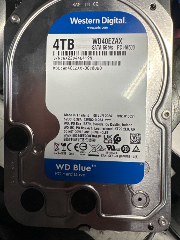 Photo 3 of (UNTESTED) Western Digital 2 TB 3.5-Inch Desktop Mainstream WDBH2D0020HNC-NRSN