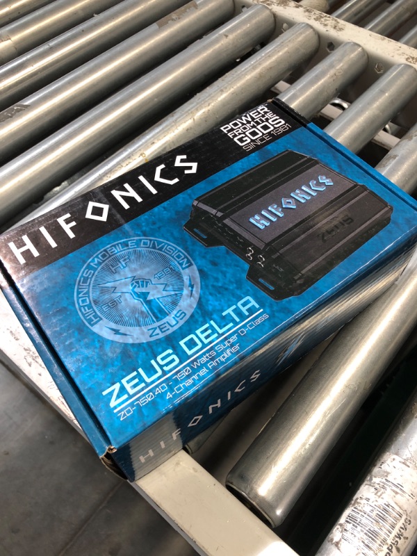 Photo 7 of (READ FULL POST) Hifonics ZD-750.4D Zeus Delta 700W 4 Channel Car Amplifier | Class D, Bridgeable, PWM MOSFET, Electronic Crossover