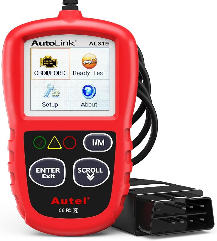 Photo 1 of ***STOCK PHOTO REFERENCE ONLY*** Autel Professional OBD2 Scanner AL319 Code Reader, Enhanced Check and Reset Engine Fault Code, Live Data, Freeze Frame, CAN Car Diagnostic Scan Tools for All OBDII Vehicles After 1996, 2024 Upgraded