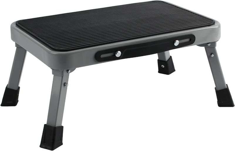 Photo 1 of ***STOCK PHOTO REFERENCE ONLY***
TreeLen 1-Step 330lbs Capacity Folding Metal Step Stool, Portable Step Ladder, Non-Slip, Sturdy
